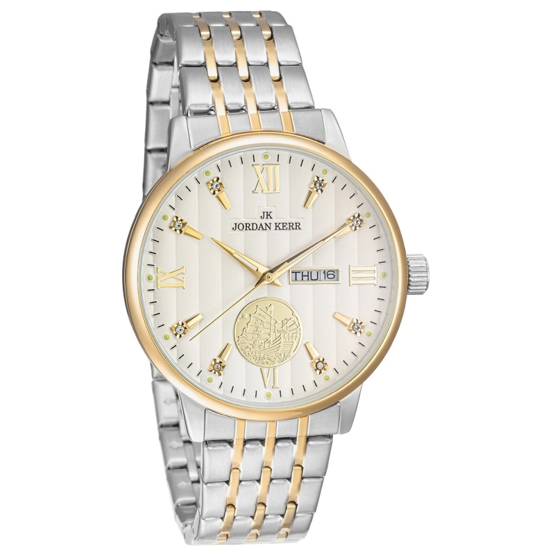 Женские наручные часы Jordan Kerr L1070 IPS-IPG Silver