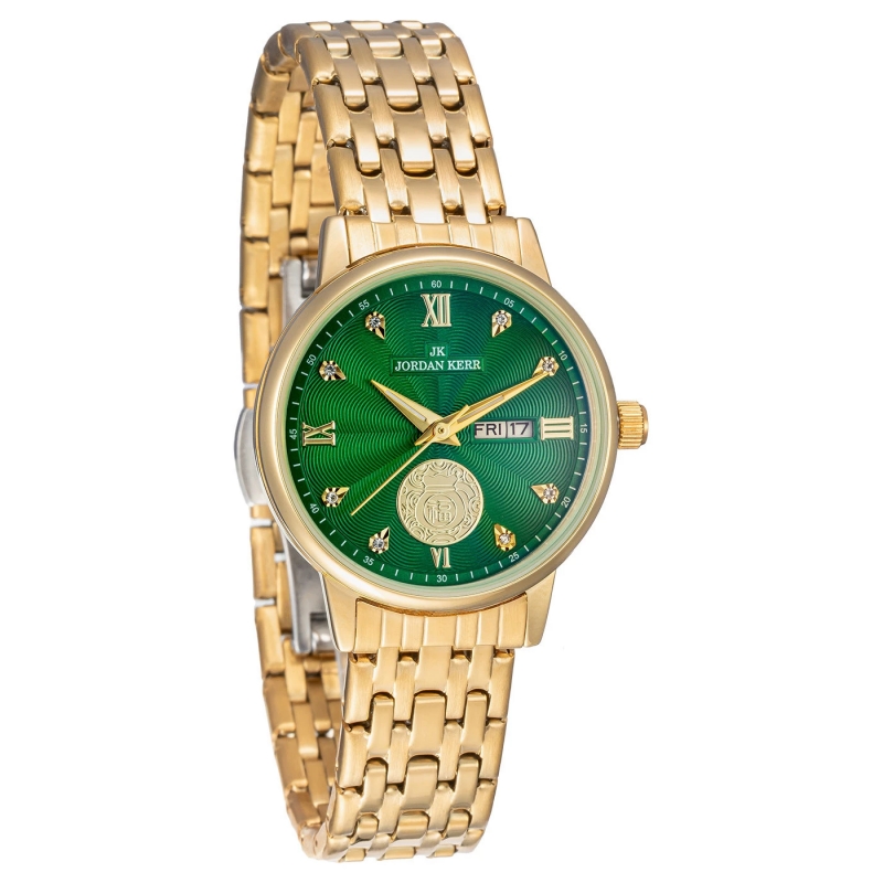 Женские наручные часы Jordan Kerr L1071 IPG Green