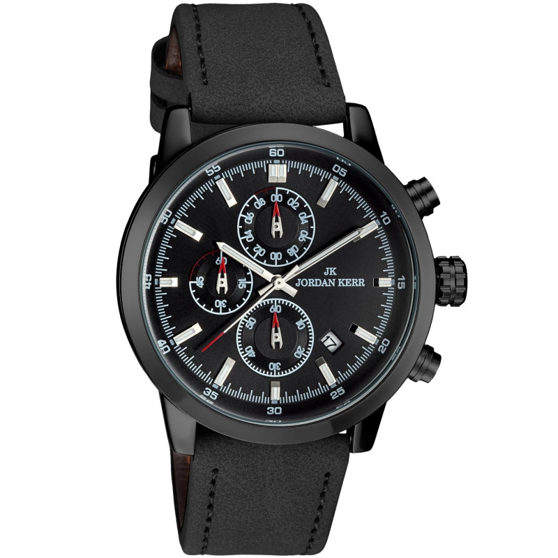 Мужские наручные часы Jordan Kerr L1076 IPB Black Мужские наручные часы Jordan Kerr L1076 IPB Black