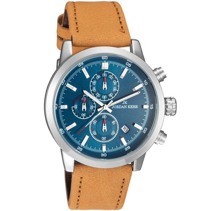 Мужские наручные часы Jordan Kerr L1076 IPS Blue