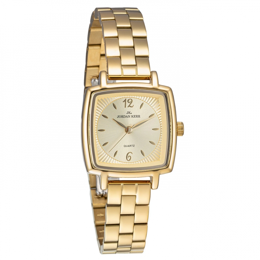 Женские наручные часы Jordan Kerr P9014 IPG Gold