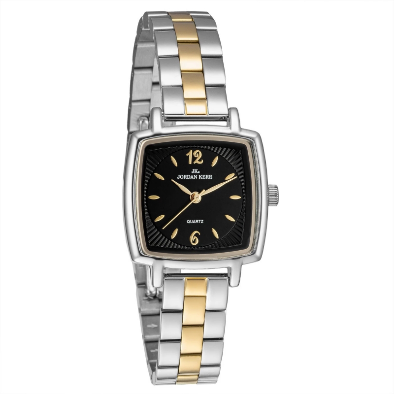 Женские наручные часы Jordan Kerr P9014 IPS-IPG Black
