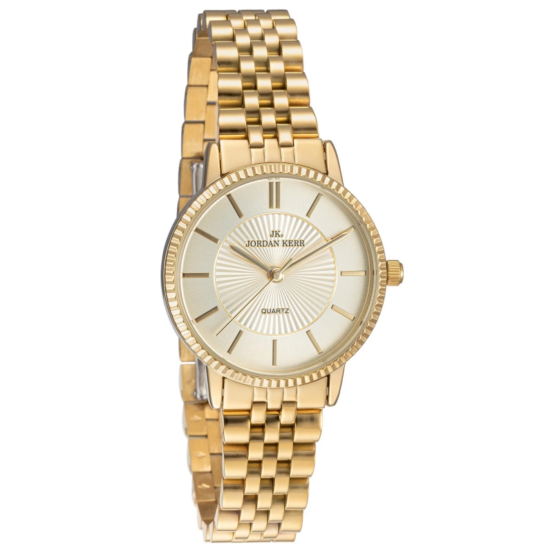 Женские наручные часы Jordan Kerr P9015 IPG Gold